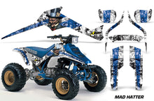 Load image into Gallery viewer, ATV Graphics Kit Decal Sticker Wrap For Suzuki Quadracer LTR 250 1985-1992 HATTER WHITE BLUE-atv motorcycle utv parts accessories gear helmets jackets gloves pantsAll Terrain Depot