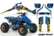 Load image into Gallery viewer, ATV Graphics Kit Decal Sticker Wrap For Suzuki Quadracer LTR 250 1985-1992 MOTORHEAD BLUE-atv motorcycle utv parts accessories gear helmets jackets gloves pantsAll Terrain Depot