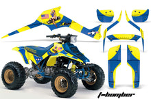 Load image into Gallery viewer, ATV Graphics Kit Decal Sticker Wrap For Suzuki Quadracer LTR 250 1985-1992 TBOMBER YELLOW-atv motorcycle utv parts accessories gear helmets jackets gloves pantsAll Terrain Depot