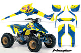 ATV Graphics Kit Decal Sticker Wrap For Suzuki Quadracer LTR 250 1985-1992 TBOMBER YELLOW
