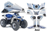 ATV Graphics Kit Quad Decal Sticker Wrap For Suzuki LT80 1987-2006 LUNA BLUE