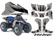 Load image into Gallery viewer, ATV Graphics Kit Quad Decal Sticker Wrap For Suzuki LT80 1987-2006 TRIBAL BLACK SILVER-atv motorcycle utv parts accessories gear helmets jackets gloves pantsAll Terrain Depot