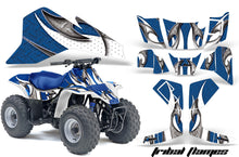 Load image into Gallery viewer, ATV Graphics Kit Quad Decal Sticker Wrap For Suzuki LT80 1987-2006 TRIBAL WHITE BLUE-atv motorcycle utv parts accessories gear helmets jackets gloves pantsAll Terrain Depot