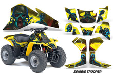 Load image into Gallery viewer, ATV Graphics Kit Quad Decal Sticker Wrap For Suzuki LT80 1987-2006 ZOMBIE YELLOW-atv motorcycle utv parts accessories gear helmets jackets gloves pantsAll Terrain Depot