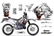 Load image into Gallery viewer, Dirt Bike Graphics Kit Decal Sticker Wrap For Suzuki RMX250S 1996-1998 BONES WHITE-atv motorcycle utv parts accessories gear helmets jackets gloves pantsAll Terrain Depot