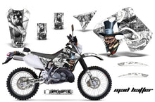 Load image into Gallery viewer, Dirt Bike Graphics Kit Decal Sticker Wrap For Suzuki RMX250S 1996-1998 HATTER SILVER WHITE-atv motorcycle utv parts accessories gear helmets jackets gloves pantsAll Terrain Depot