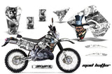 Graphics Kit Decal Sticker Wrap + # Plates For Suzuki RMX250S 1996-1998 HATTER SILVER WHITE