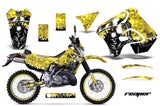Graphics Kit Decal Sticker Wrap + # Plates For Suzuki RMX250S 1996-1998 REAPER YELLOW