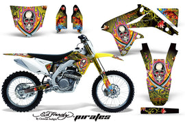 Dirt Bike Decal Graphics Kit Sticker Wrap For Suzuki RMZ450 2008-2017 EDHP YELLOW-atv motorcycle utv parts accessories gear helmets jackets gloves pantsAll Terrain Depot