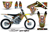 Dirt Bike Decal Graphics Kit Sticker Wrap For Suzuki RMZ450 2008-2017 EDHP YELLOW