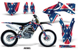 Dirt Bike Decal Graphics Kit Sticker Wrap For Suzuki RMZ450 2008-2017 REBEL
