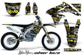 Dirt Bike Decal Graphics Kit Sticker Wrap For Suzuki RMZ450 2008-2017 SSSH YELLOW BLACK-atv motorcycle utv parts accessories gear helmets jackets gloves pantsAll Terrain Depot