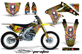 Graphics Kit Decal Sticker Wrap + # Plates For Suzuki RMZ450 2008-2017 EDHP YELLOW-atv motorcycle utv parts accessories gear helmets jackets gloves pantsAll Terrain Depot