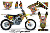 Graphics Kit Decal Sticker Wrap + # Plates For Suzuki RMZ450 2008-2017 EDHP YELLOW