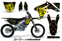 Load image into Gallery viewer, Graphics Kit Decal Sticker Wrap + # Plates For Suzuki RMZ450 2008-2017 RELOADED YELLOW BLACK-atv motorcycle utv parts accessories gear helmets jackets gloves pantsAll Terrain Depot