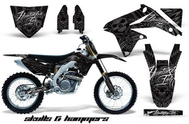 Graphics Kit Decal Sticker Wrap + # Plates For Suzuki RMZ450 2008-2017 HISH SILVER-atv motorcycle utv parts accessories gear helmets jackets gloves pantsAll Terrain Depot