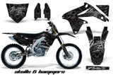Graphics Kit Decal Sticker Wrap + # Plates For Suzuki RMZ450 2008-2017 HISH SILVER