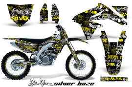 Graphics Kit Decal Sticker Wrap + # Plates For Suzuki RMZ450 2008-2017 SSSH YELLOW BLACK-atv motorcycle utv parts accessories gear helmets jackets gloves pantsAll Terrain Depot