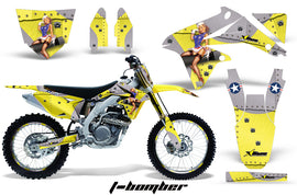 Graphics Kit Decal Sticker Wrap + # Plates For Suzuki RMZ450 2008-2017 TBOMBER YELLOW-atv motorcycle utv parts accessories gear helmets jackets gloves pantsAll Terrain Depot