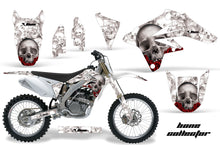 Load image into Gallery viewer, Dirt Bike Graphics Kit Decal Sticker Wrap For Suzuki RMZ250 2007-2009 BONES WHITE-atv motorcycle utv parts accessories gear helmets jackets gloves pantsAll Terrain Depot