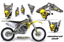 Load image into Gallery viewer, Dirt Bike Graphics Kit Decal Sticker Wrap For Suzuki RMZ250 2007-2009 CHECKERED YELLOW-atv motorcycle utv parts accessories gear helmets jackets gloves pantsAll Terrain Depot