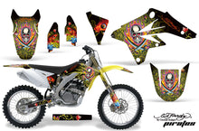 Load image into Gallery viewer, Dirt Bike Graphics Kit Decal Sticker Wrap For Suzuki RMZ250 2007-2009 EDHP YELLOW-atv motorcycle utv parts accessories gear helmets jackets gloves pantsAll Terrain Depot