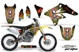 Dirt Bike Graphics Kit Decal Sticker Wrap For Suzuki RMZ250 2007-2009 EDHP YELLOW