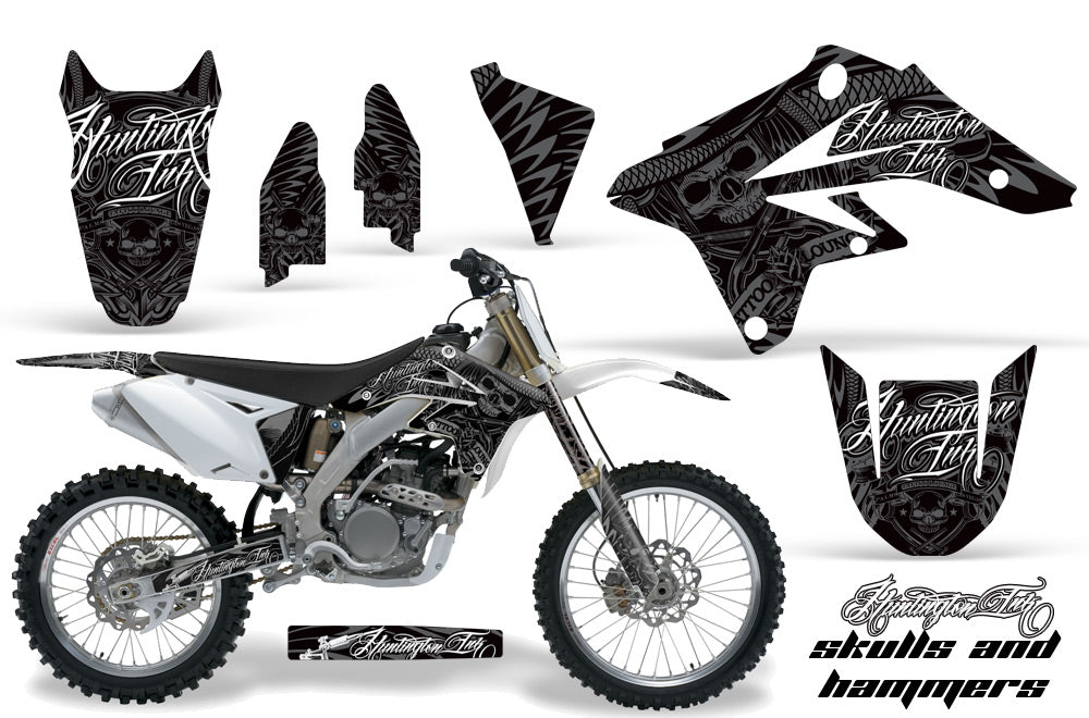Dirt Bike Graphics Kit Decal Sticker Wrap For Suzuki RMZ250 2007-2009 HISH SILVER-atv motorcycle utv parts accessories gear helmets jackets gloves pantsAll Terrain Depot