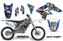 Load image into Gallery viewer, Dirt Bike Graphics Kit Decal Sticker Wrap For Suzuki RMZ250 2007-2009 HATTER SILVER BLUE-atv motorcycle utv parts accessories gear helmets jackets gloves pantsAll Terrain Depot