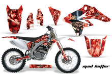Load image into Gallery viewer, Dirt Bike Graphics Kit Decal Sticker Wrap For Suzuki RMZ250 2007-2009 HATTER RED-atv motorcycle utv parts accessories gear helmets jackets gloves pantsAll Terrain Depot
