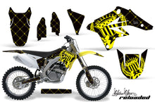 Load image into Gallery viewer, Dirt Bike Graphics Kit Decal Sticker Wrap For Suzuki RMZ250 2007-2009 RELOADED YELLOW BLACK-atv motorcycle utv parts accessories gear helmets jackets gloves pantsAll Terrain Depot