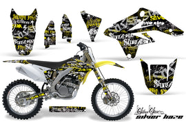 Dirt Bike Graphics Kit Decal Sticker Wrap For Suzuki RMZ250 2007-2009 SSSH YELLOW BLACK-atv motorcycle utv parts accessories gear helmets jackets gloves pantsAll Terrain Depot