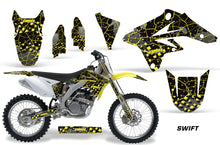 Load image into Gallery viewer, Dirt Bike Graphics Kit Decal Sticker Wrap For Suzuki RMZ250 2007-2009 SWIFT YELLOW BLACK-atv motorcycle utv parts accessories gear helmets jackets gloves pantsAll Terrain Depot