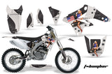 Dirt Bike Graphics Kit Decal Sticker Wrap For Suzuki RMZ250 2007-2009 TBOMBER BLACK