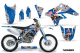 Dirt Bike Graphics Kit Decal Sticker Wrap For Suzuki RMZ250 2007-2009 TBOMBER BLUE