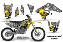 Load image into Gallery viewer, Graphics Kit Decal Sticker Wrap + # Plates For Suzuki RMZ250 2007-2009 CHECKERED YELLOW-atv motorcycle utv parts accessories gear helmets jackets gloves pantsAll Terrain Depot