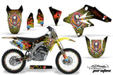 Graphics Kit Decal Sticker Wrap + # Plates For Suzuki RMZ250 2007-2009 EDHP YELLOW