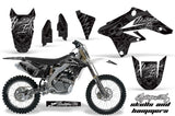 Graphics Kit Decal Sticker Wrap + # Plates For Suzuki RMZ250 2007-2009 HISH SILVER