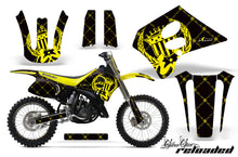 Load image into Gallery viewer, Graphics Kit Decal Sticker Wrap + # Plates For Suzuki RM125 1993-1995 RELOADED YELLOW BLACK-atv motorcycle utv parts accessories gear helmets jackets gloves pantsAll Terrain Depot