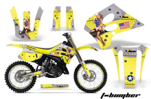 Load image into Gallery viewer, Graphics Kit Decal Sticker Wrap + # Plates For Suzuki RM125 1993-1995 TBOMBER YELLOW-atv motorcycle utv parts accessories gear helmets jackets gloves pantsAll Terrain Depot