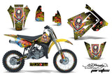 Graphics Kit Decal Sticker Wrap + # Plates For Suzuki RM85 2002-2016 EDHP YELLOW
