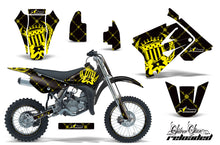 Load image into Gallery viewer, Graphics Kit Decal Sticker Wrap + # Plates For Suzuki RM85 2002-2016 RELOADED YELLOW BLACK-atv motorcycle utv parts accessories gear helmets jackets gloves pantsAll Terrain Depot