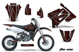Dirt Bike Graphics Kit Decal Sticker Wrap For Suzuki RM85 2002-2016 THE ONE RED