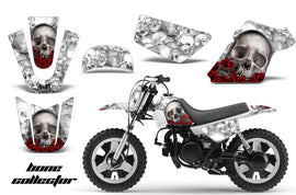 Dirt Bike Graphics Kit MX Decal Wrap For Yamaha PW50 PW 50 1990-2019 BONES WHITE-atv motorcycle utv parts accessories gear helmets jackets gloves pantsAll Terrain Depot