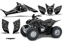 Load image into Gallery viewer, ATV Graphics Kit Quad Decal Sticker Wrap For Honda TRX90 2006-2018 REAPER BLACK-atv motorcycle utv parts accessories gear helmets jackets gloves pantsAll Terrain Depot