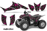 ATV Graphics Kit Quad Decal Sticker Wrap For Honda TRX90 2006-2018 BUTTERFLIES PINK BLACK