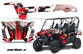 UTV Graphics Kit Decal Wrap For Kawasaki Teryx 800 4 Door 2012-2015 CARBONX RED-atv motorcycle utv parts accessories gear helmets jackets gloves pantsAll Terrain Depot