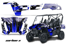 UTV Graphics Kit Decal Wrap For Kawasaki Teryx 800 4 Door 2012-2015 CARBONX BLUE-atv motorcycle utv parts accessories gear helmets jackets gloves pantsAll Terrain Depot