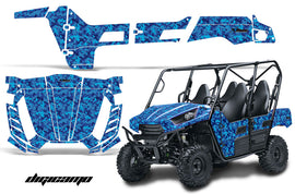 UTV Graphics Kit Decal Wrap For Kawasaki Teryx 800 4 Door 2012-2015 DIGICAMO BLUE-atv motorcycle utv parts accessories gear helmets jackets gloves pantsAll Terrain Depot