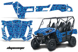 UTV Graphics Kit Decal Wrap For Kawasaki Teryx 800 4 Door 2012-2015 DIGICAMO BLUE